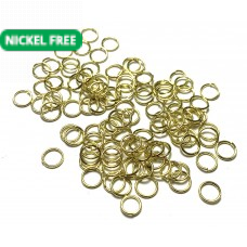6mm Jump Rings - Gold Tone