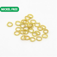 4mm Jump Rings – Gold Tone