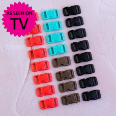 Paracord Coloured Clip Selection Pack - 24 Pack