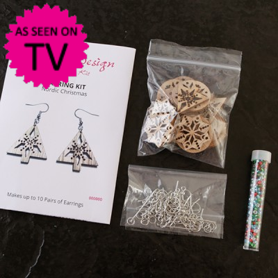 Nordic Christmas Earring Kit - Makes 10 Pairs