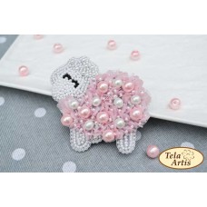 Bead Art Brooch Kit - Lamb Bead Art Brooch Kit - Lamb