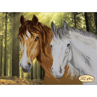 Bead Art Kit - Forest Horses