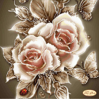 Bead Art Kit - Caramel Rose Bead Art Kit - Caramel Rose