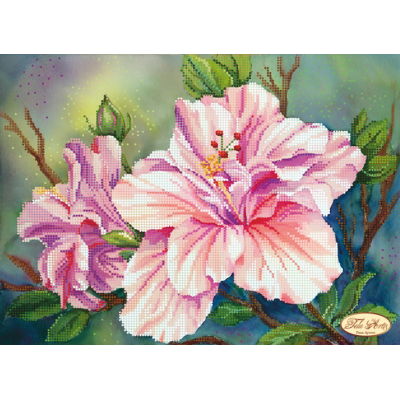 Bead Art Kit - Pink Lillies Bead Art Kit - Pink Lillies