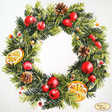 Bead Art Kit - Wreath with Lemons
