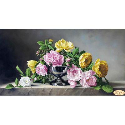 Bead Art Kit - Roses and Stone