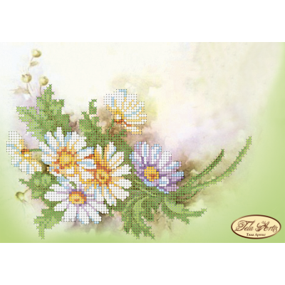 Bead Art Kit - White Daisies Bead Art Kit - White Daisies
