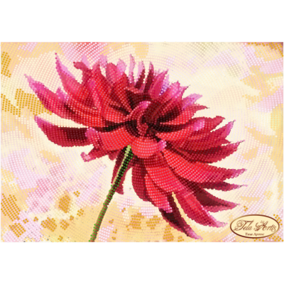 Bead Art Kit - Red Flower (The Beauty of Georgia - Totally Beaded)