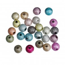 Metallic Acrylic Sparkle Beads 