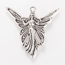Angel Pendant/ Feature Charm – Silver Tone