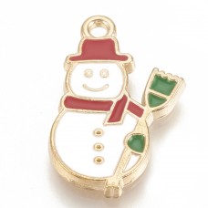 Christmas Snowman Charm - Pack of 2