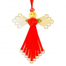 Red Ribbon Angel Decoration Kit - Makes 6 Red Ribbon Angel Decoration Kit - Makes 6