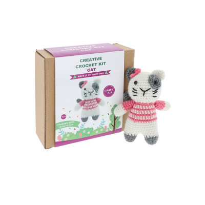 Crochet Kit - Cute Cat Crochet Kit - Cute Cat