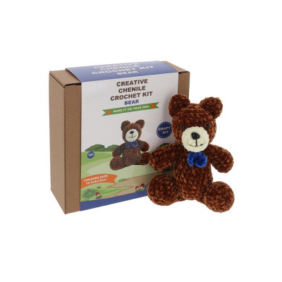 Crochet Kit - Chenille Bear Crochet Kit - Chenille Bear