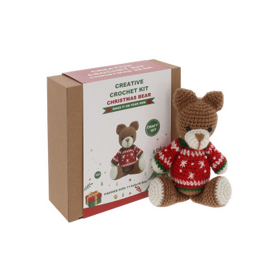 Crochet Kit - Christmas Bear 