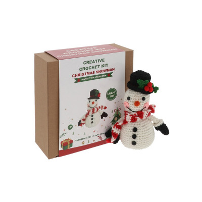 Crochet Kit - Christmas Snowman Crochet Kit - Christmas Snowman
