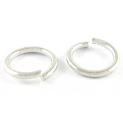 O Ring Key Ring - Silver Tone