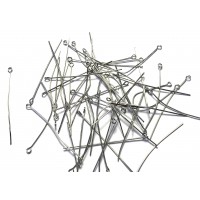 50mm Eyepins - Silver Tone