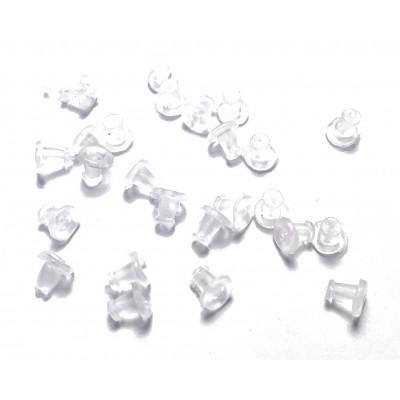 Earring Backs - Clear
