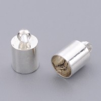 6mm Bell Caps – Silver Tone