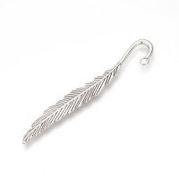 Bookmark Feather -Silver Tone