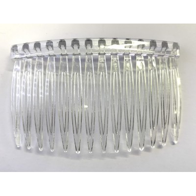 Plastic Hair Combs - Clear Plastic Hair Combs - Clear