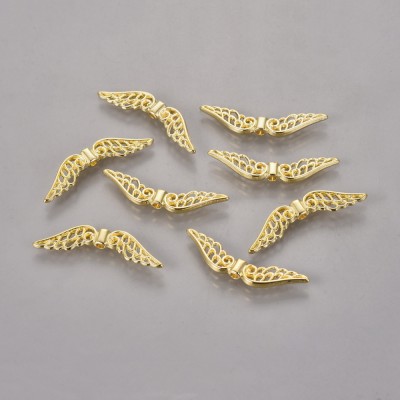 Large Angel Wing - Gold Tone