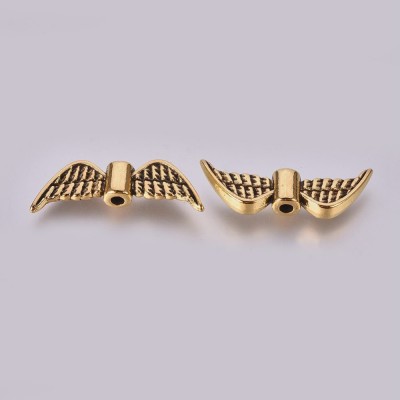 Angel Wings 3 - Gold Tone