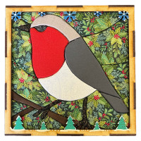 Kinusaiga Christmas Art - Robin Kinusaiga Christmas Art - Robin