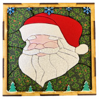 Kinusaiga Christmas Art - Santa Kinusaiga Christmas Art - Santa