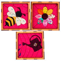 Triptych Kinusaiga Art Kit - Garden Triptych Kinusaiga Art Kit - Garden