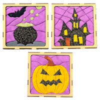 Triptych Kinusaiga Art Kit - Halloween Triptych Kinusaiga Art Kit - Halloween
