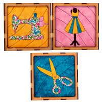 Triptych Kinusaiga Art Kit - Sewing Triptych Kinusaiga Art Kit - Sewing