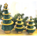 Deluxe Trio Christmas Tree Decoration Kit With Fabric