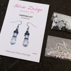 Snowman Earring Kit - Makes 8 Pairs NEW