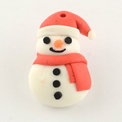Polymer Clay Snowman