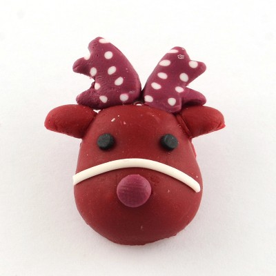 Polymer Clay Reindeer
