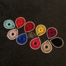 Woven Pendant Pack with Rhinestones