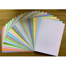 A4 Double Sided Printed Card Pack - Flowers