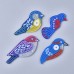 Rhinestone Art Kit - Bird Keyrings