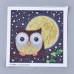 Rhinestone Art Kit - Framed Picture - Owl