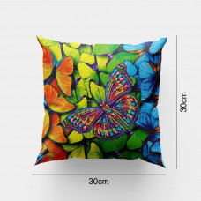 Rhinestone Art Kit - Butterfly Cushion Cover