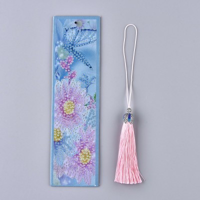 Rhinestone Art Kit - Butterfly and Flowers Tassel Bookmark Rhinestone Art Kit - Butterfly and Flowers Tassel Bookmark