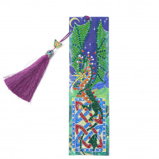 Rhinestone Art Kit -Dragon Tassel Bookmark