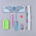 Rhinestone Art Kit -  Large Butterfly Tassel Bookmark