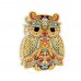 Rhinestone Art - Owl Pencil Pot 