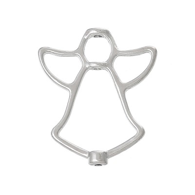 Angel Bead Frame - Silver Tone