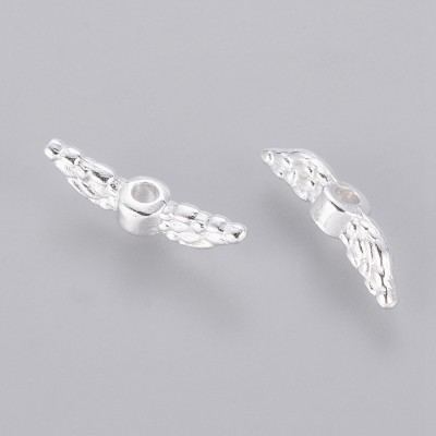 Mini Angel Wings - Silver Tone