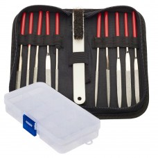 Steel Diamond File Set With Case Steel Diamond File Set With Case