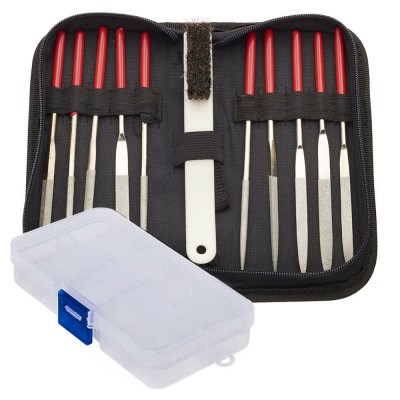 Steel Diamond File Set With Case